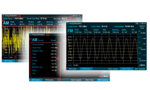 Анализ АМ/ЧМ модуляций R&S®FPH-K7