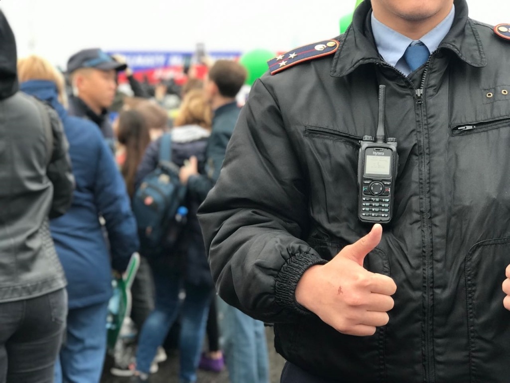 Радиосвязь Hytera на марафоне в Алматы